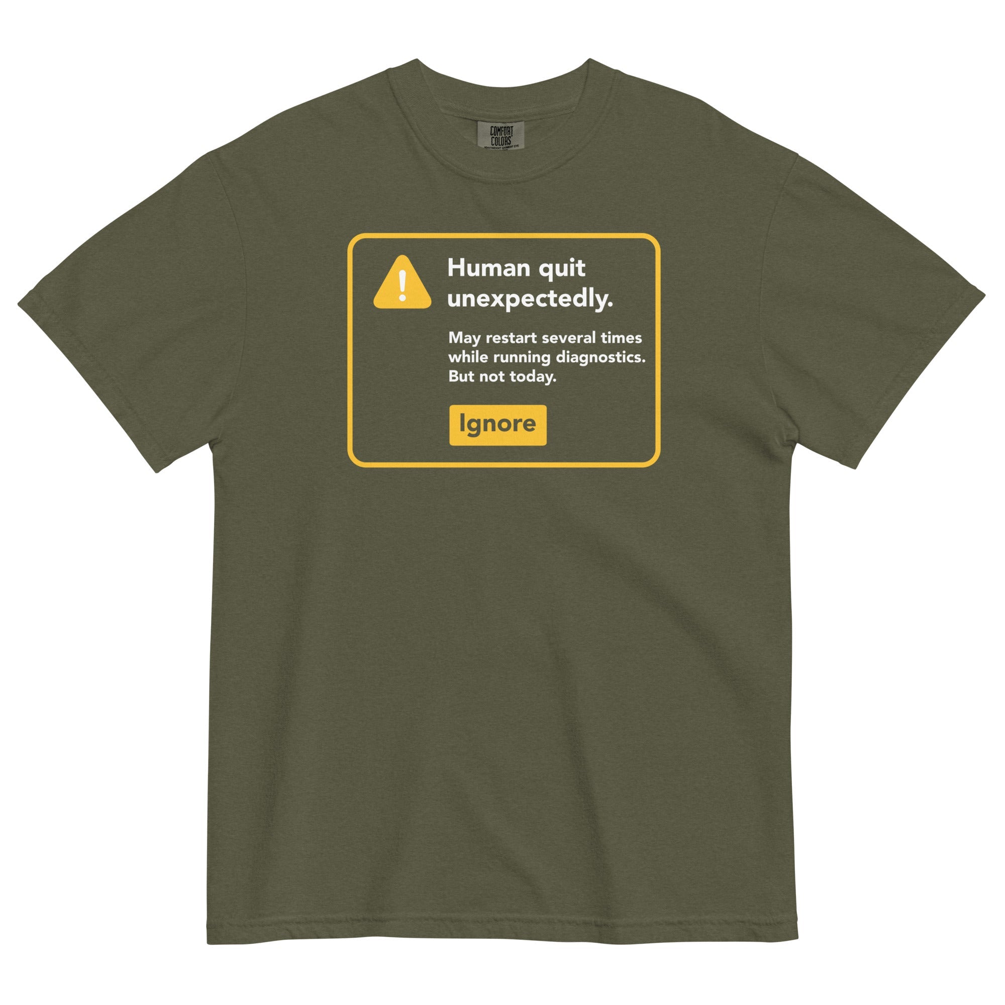 Human Quit Unexpectedly Men's Relaxed Fit Tee