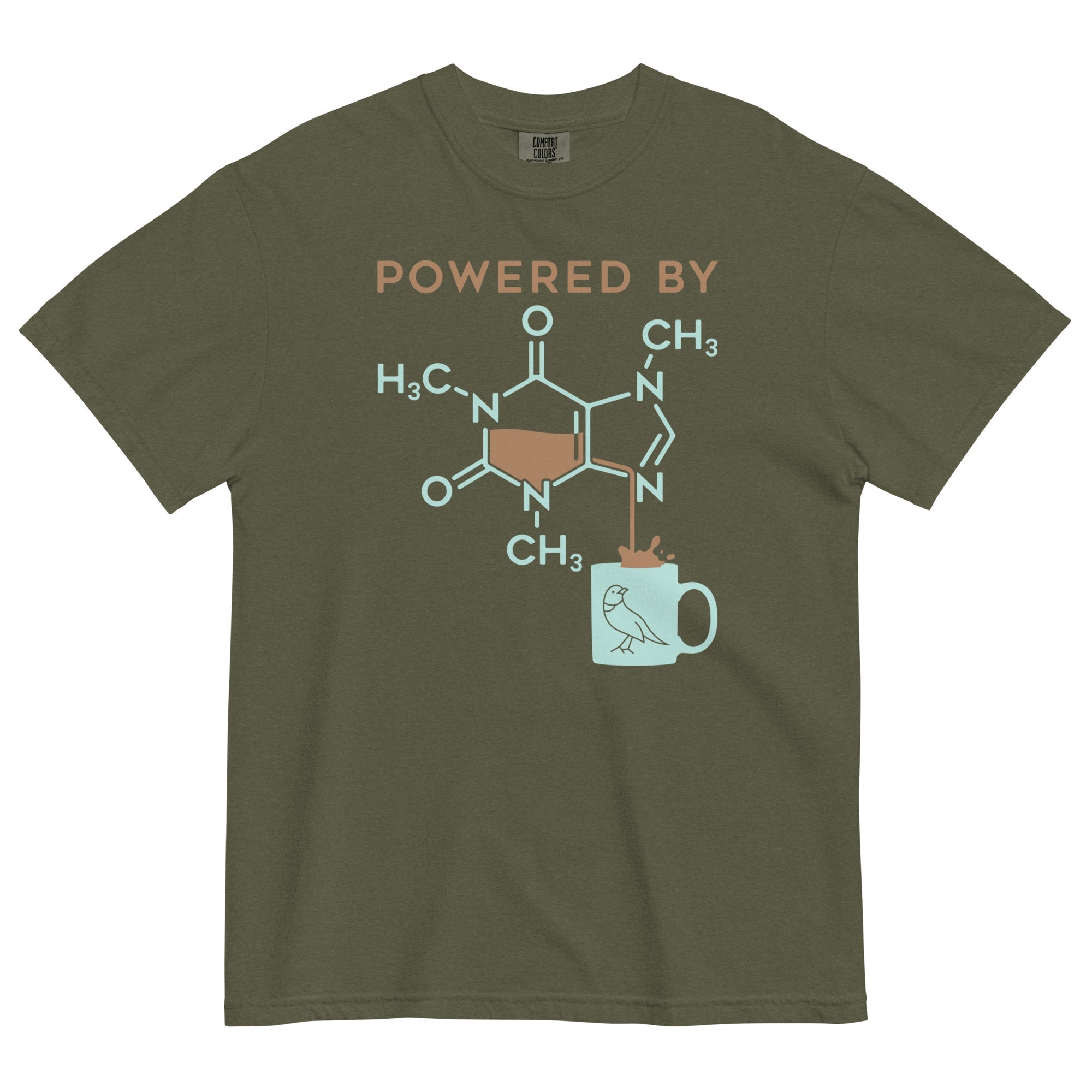 Powered By Caffeine Men's Relaxed Fit Tee