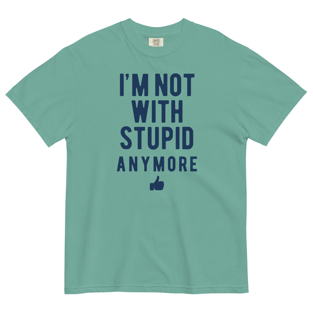 I'm Not With Stupid Anymore Men's Relaxed Fit Tee