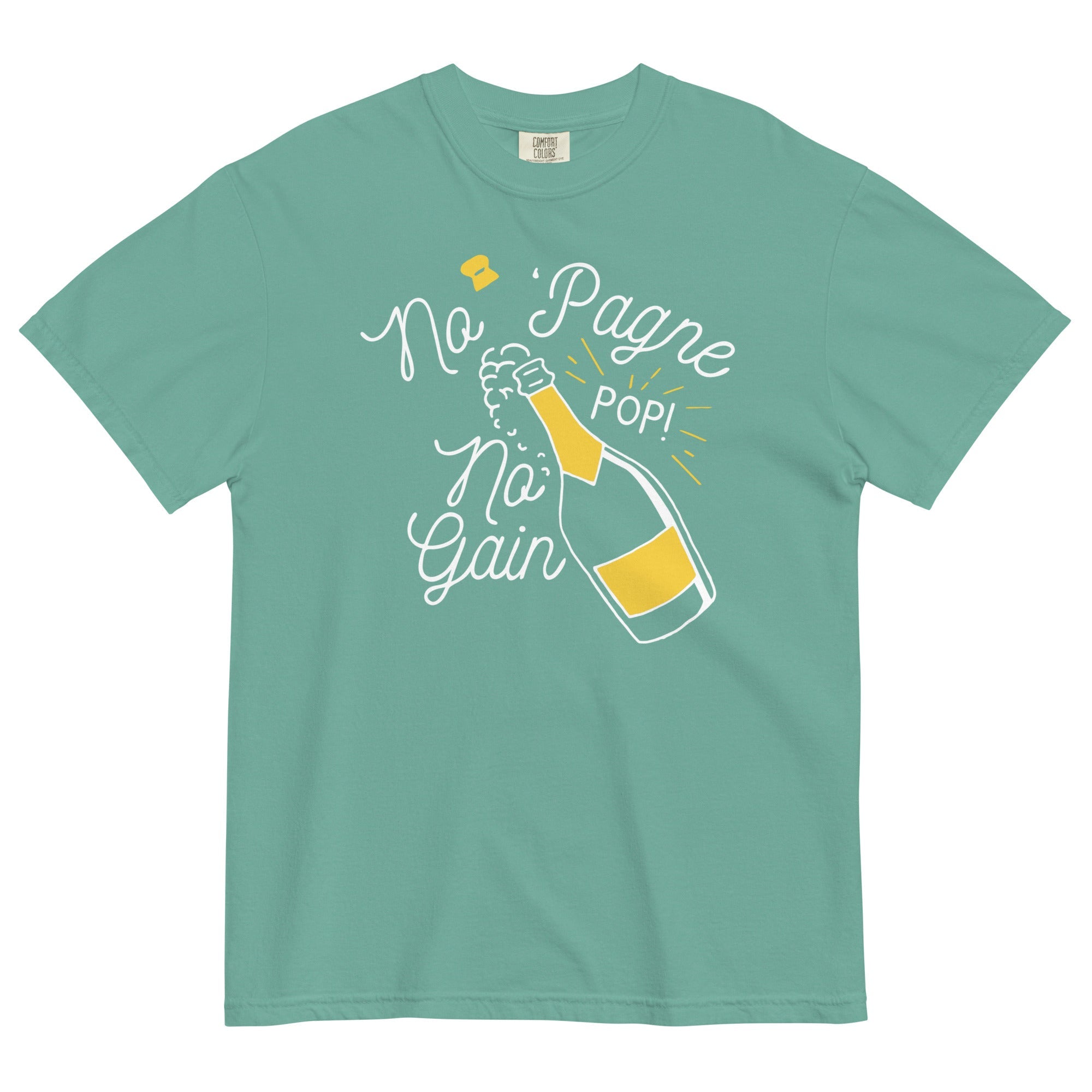 No 'Pagne No Gain Men's Relaxed Fit Tee