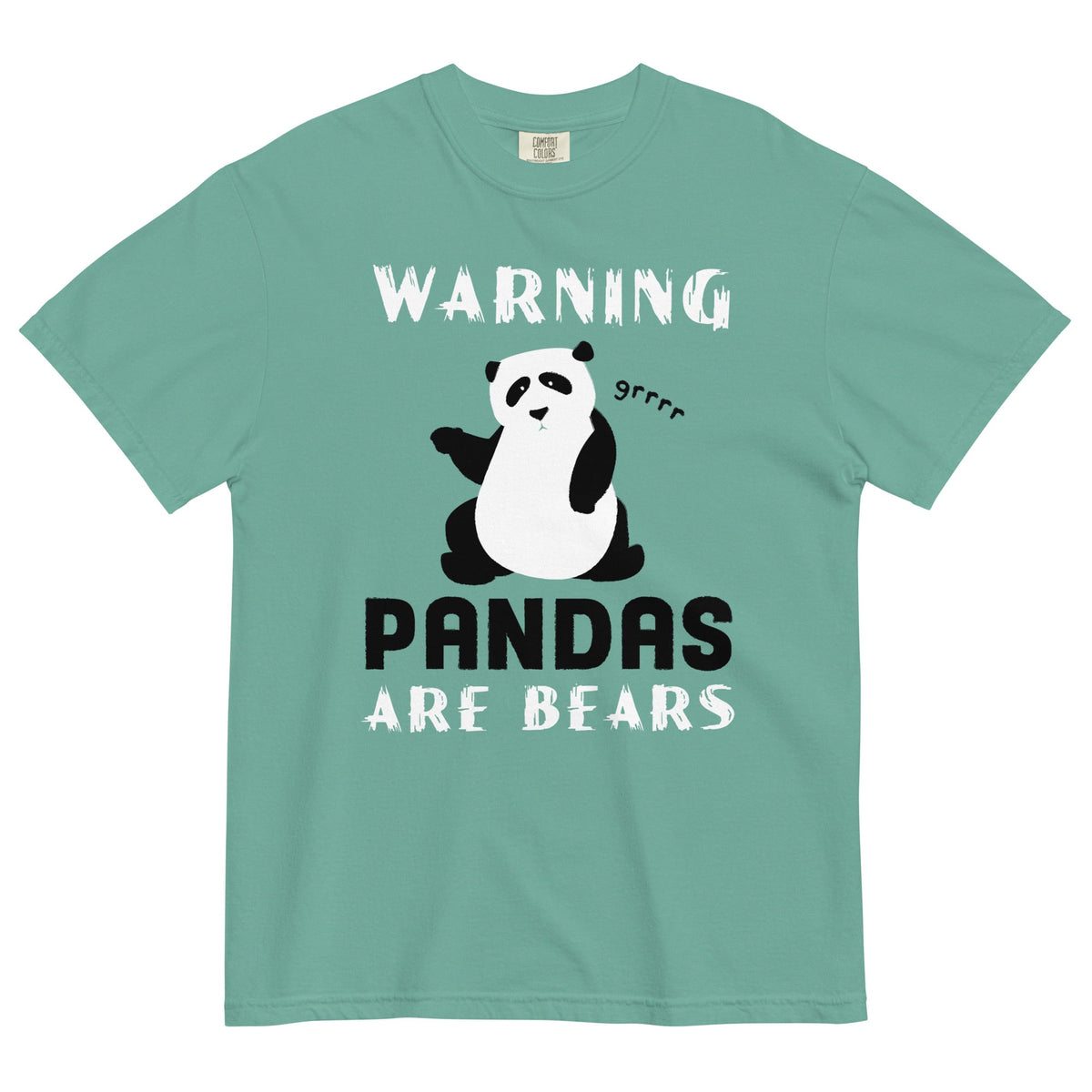 Warning, Pandas Are Bears Men's Relaxed Fit Tee