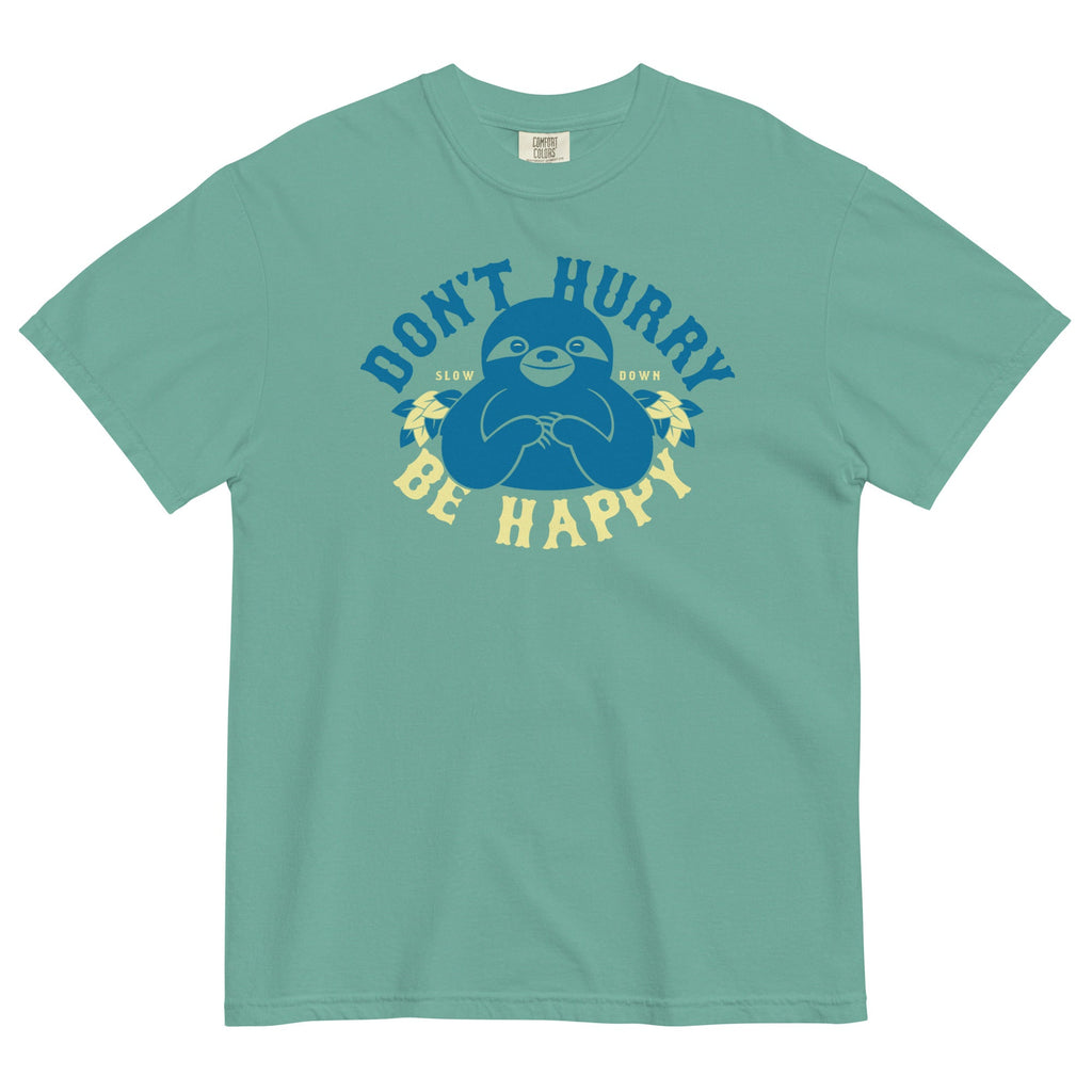Don't Hurry Be Happy Men's Relaxed Fit Tee
