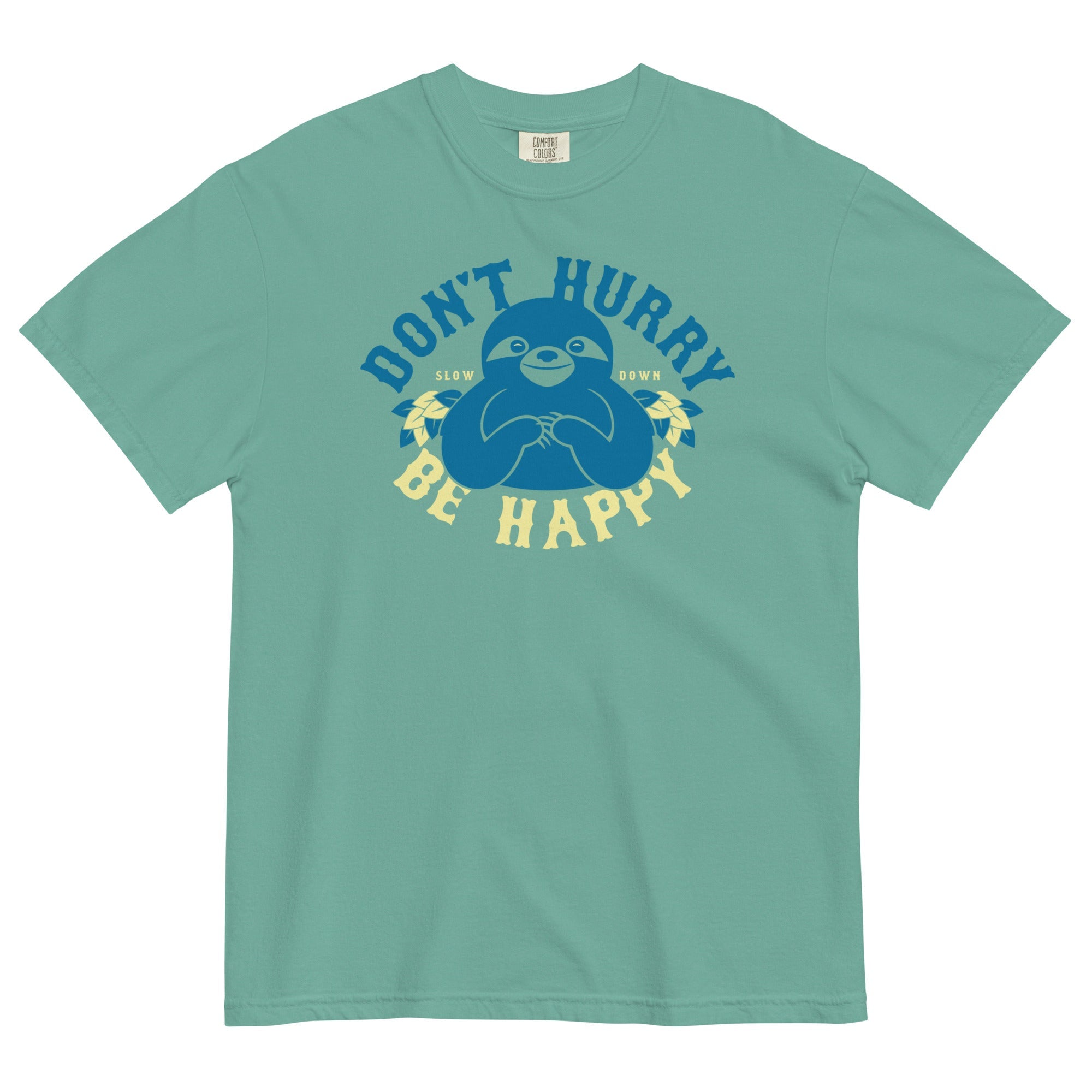 Don't Hurry Be Happy Men's Relaxed Fit Tee