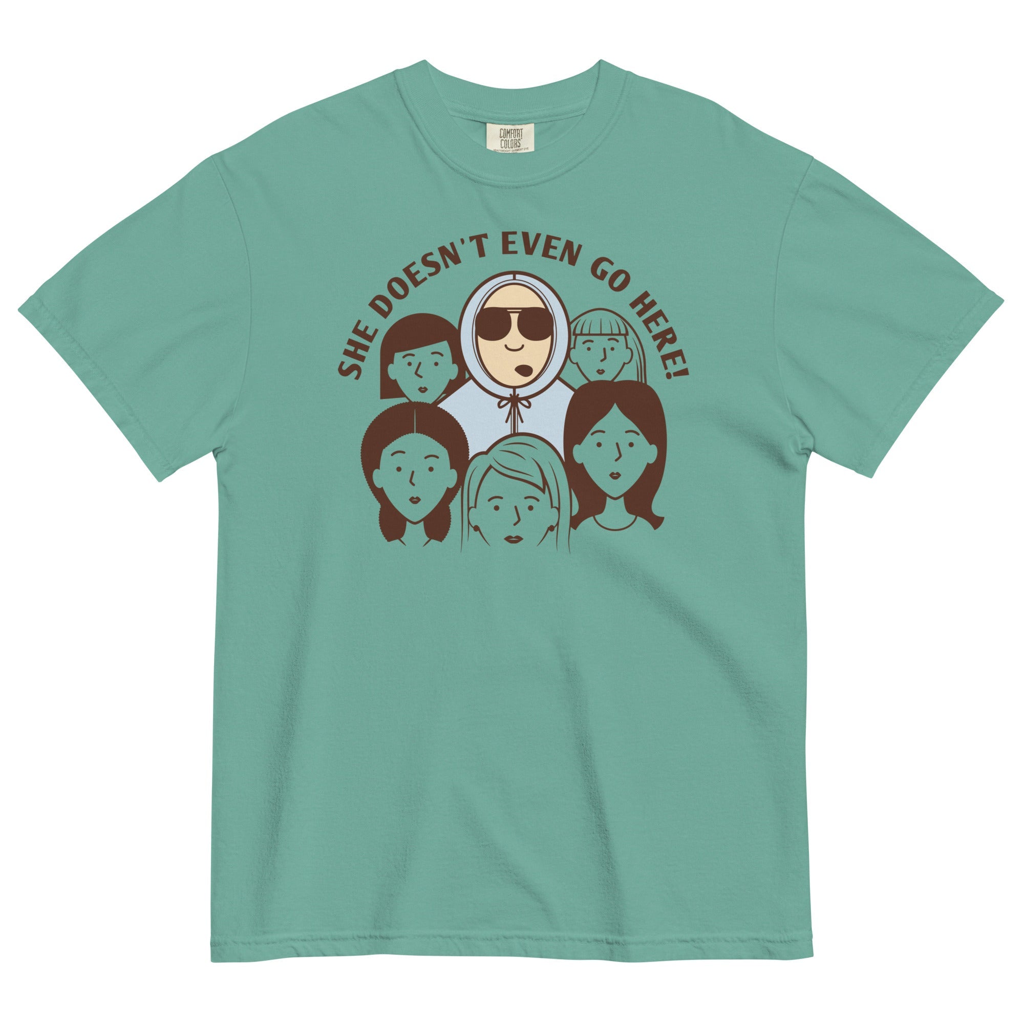 She Doesn't Even Go Here! Men's Relaxed Fit Tee