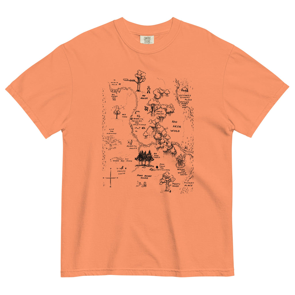 100 Acre Map Men's Relaxed Fit Tee
