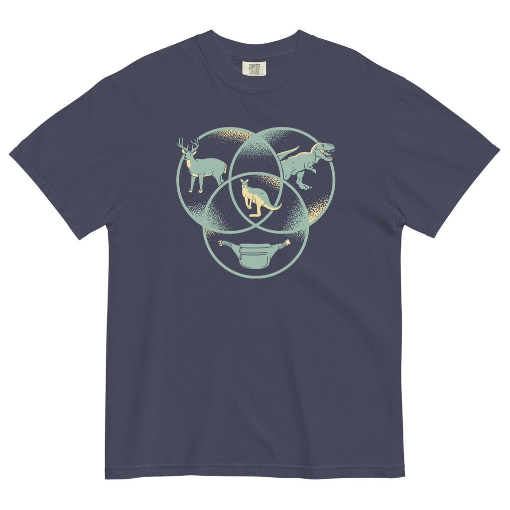 Kangaroo Venn Diagram Men's Relaxed Fit Tee
