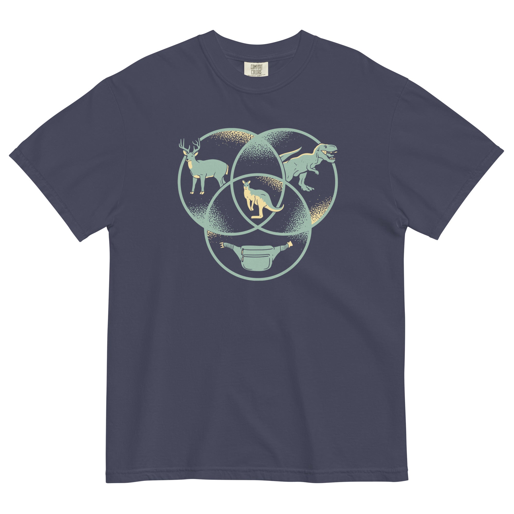 Kangaroo Venn Diagram Men's Relaxed Fit Tee