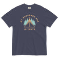 My Weekends Are In Tents Men's Relaxed Fit Tee
