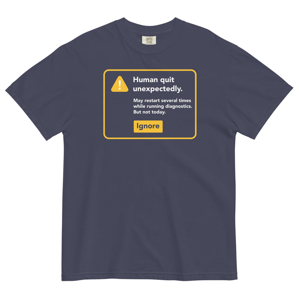 Human Quit Unexpectedly Men's Relaxed Fit Tee