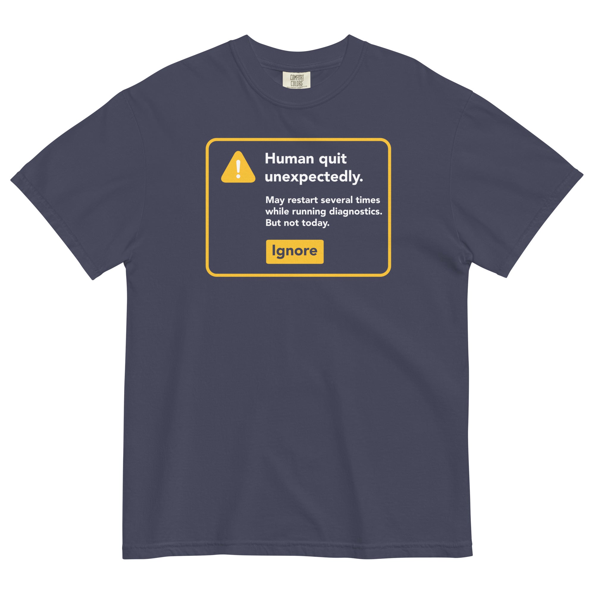 Human Quit Unexpectedly Men's Relaxed Fit Tee