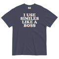 I Use Similes Like A Boss Men's Relaxed Fit Tee