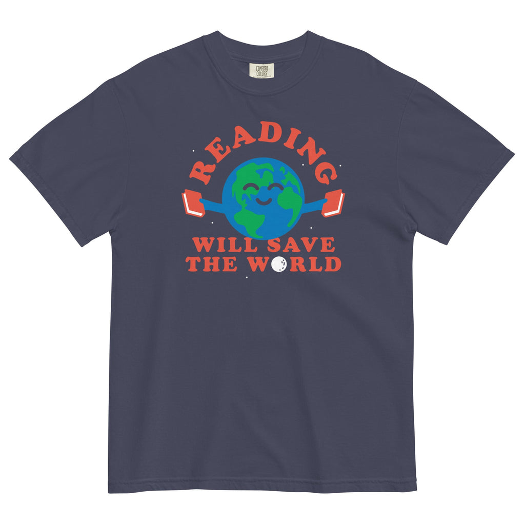 Reading Will Save The World Men's Relaxed Fit Tee