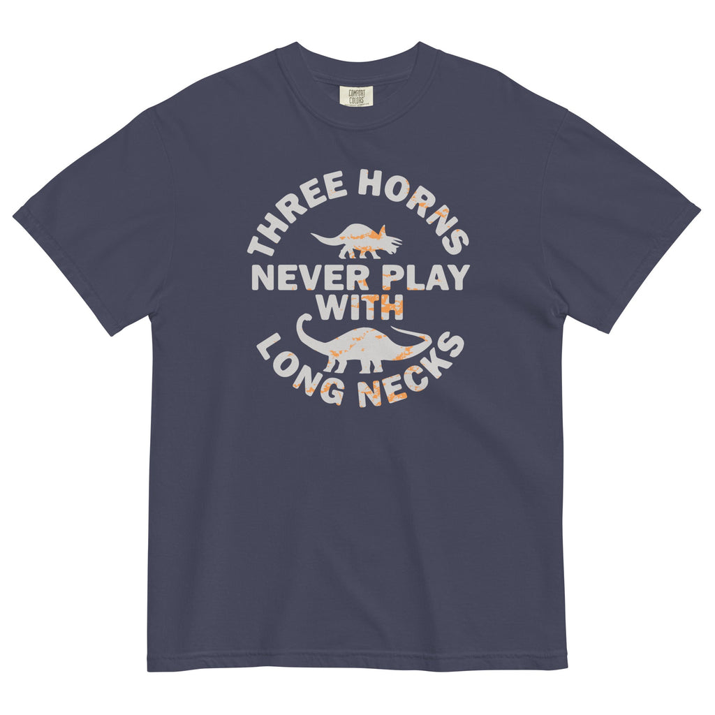 Three Horns Never Play With Long Necks Men's Relaxed Fit Tee