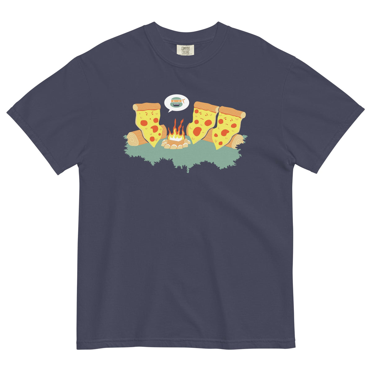 Pizza Campfire Story Men's Relaxed Fit Tee