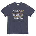 Sentences That End In Potato Men's Relaxed Fit Tee