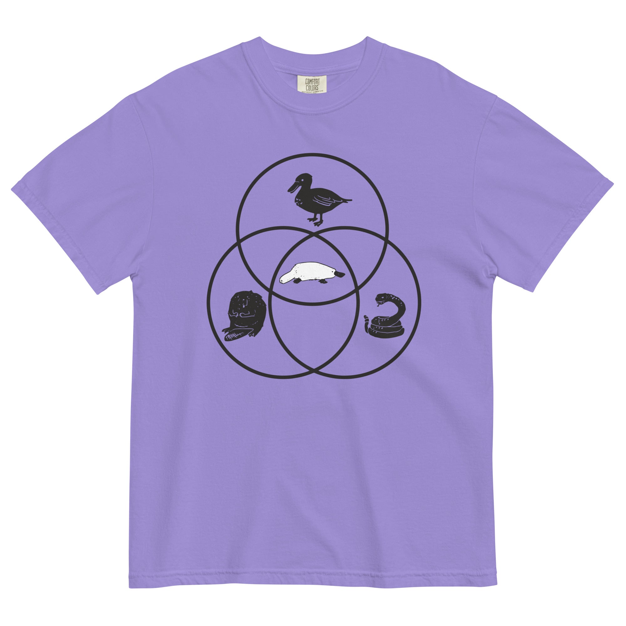 Platypus Venn Diagram Men's Relaxed Fit Tee