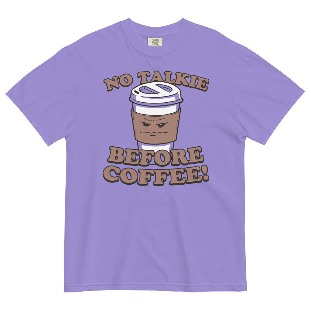 No Talkie Before Coffee! Men's Relaxed Fit Tee