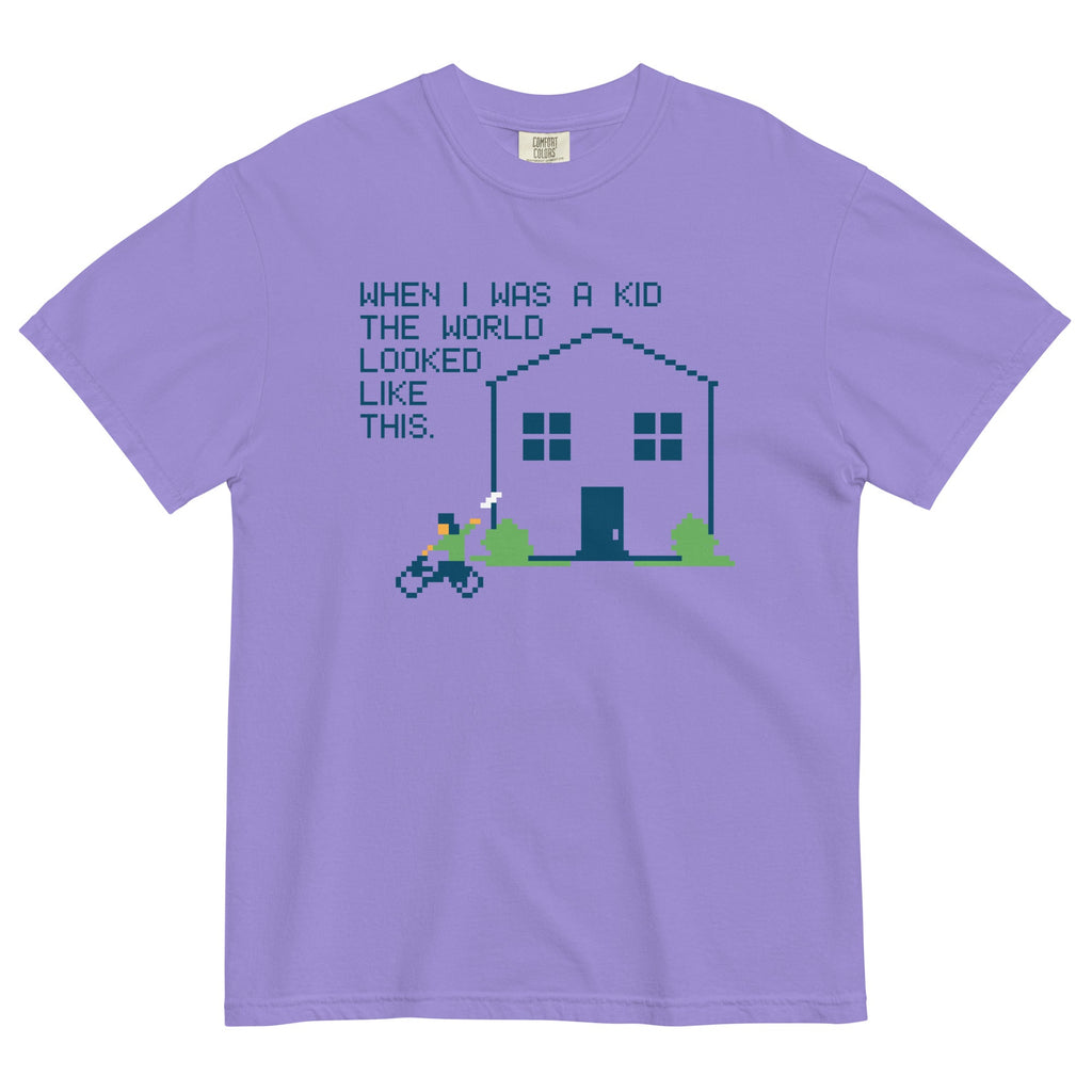 When I Was A Kid The World Men's Relaxed Fit Tee
