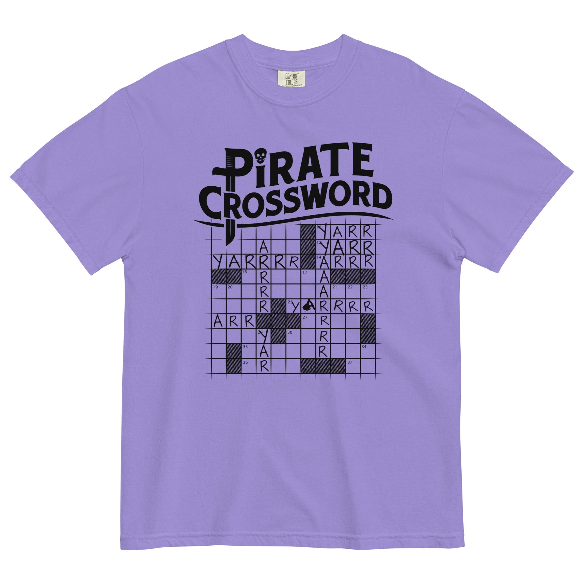 Pirate Crossword Men's Relaxed Fit Tee