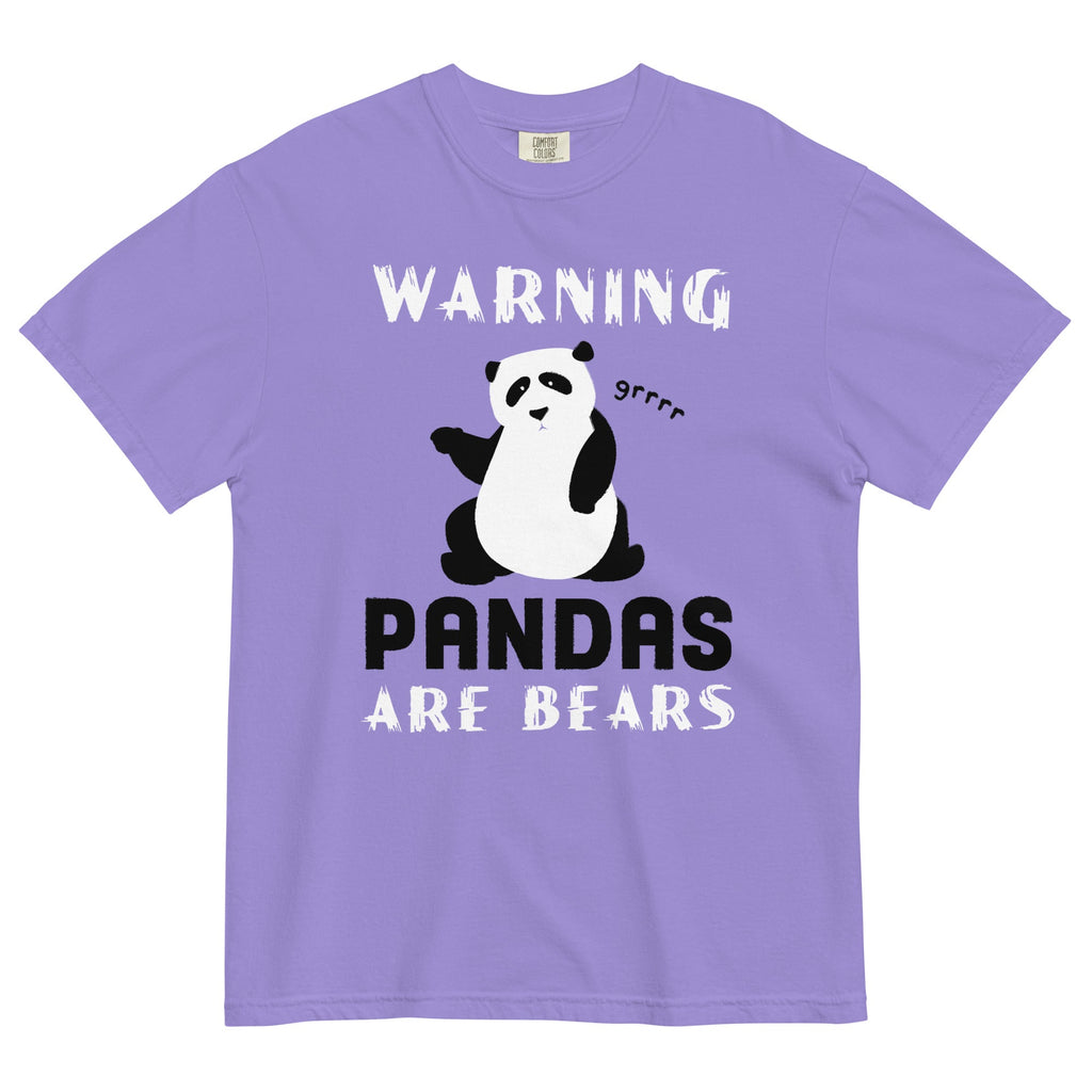 Warning, Pandas Are Bears Men's Relaxed Fit Tee