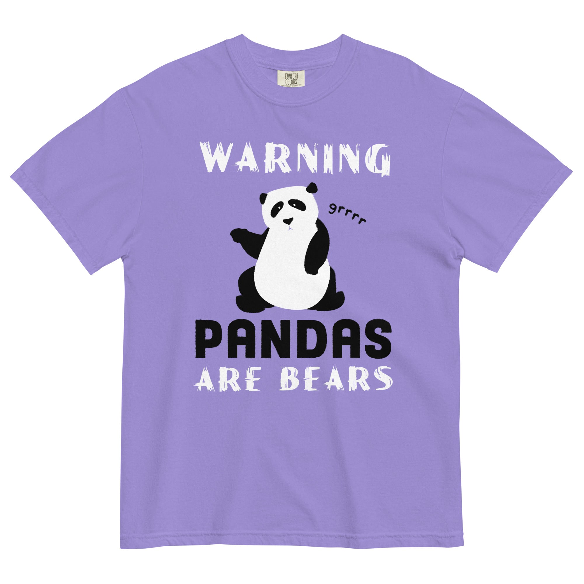 Warning, Pandas Are Bears Men's Relaxed Fit Tee