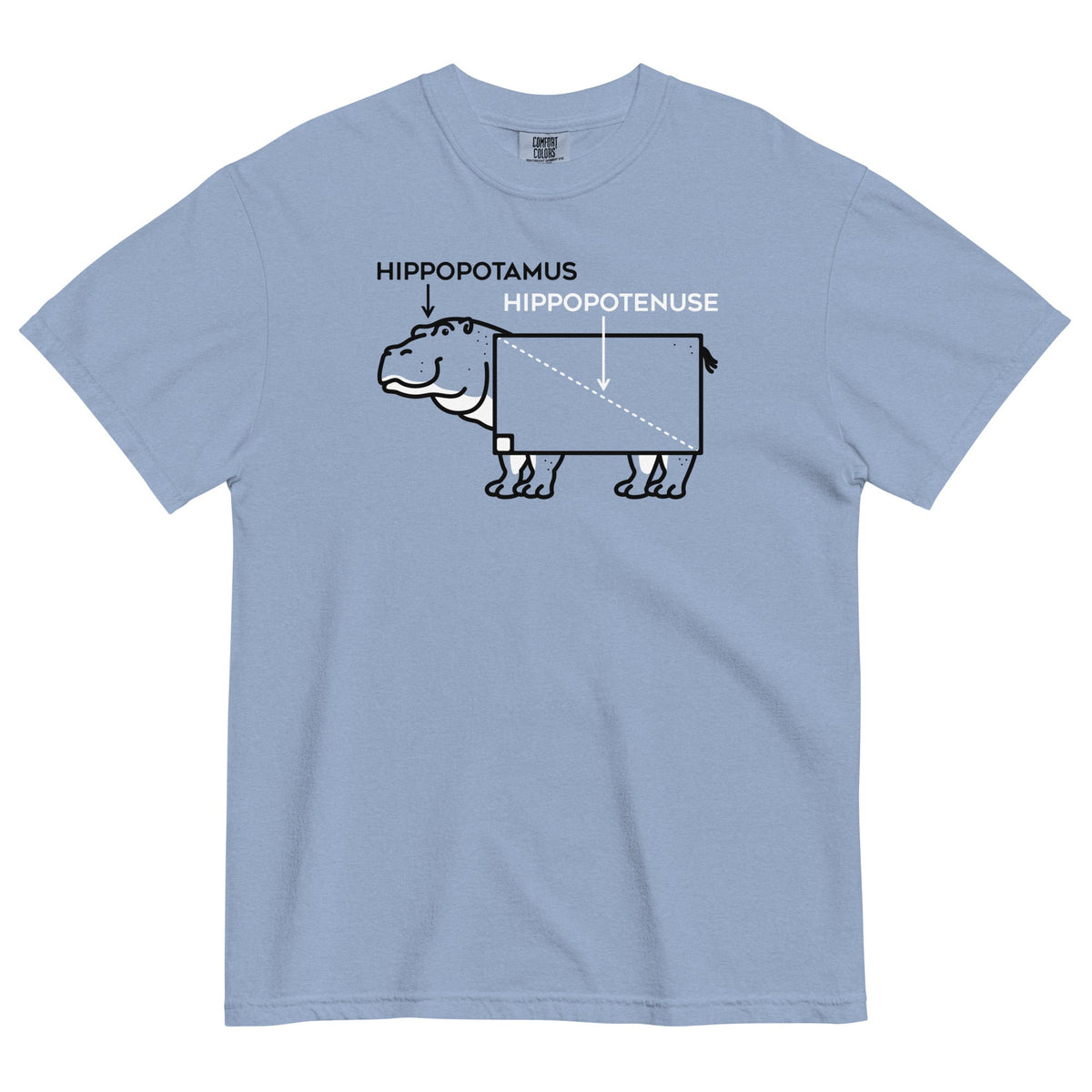 Hippopotenuse Men's Relaxed Fit Tee