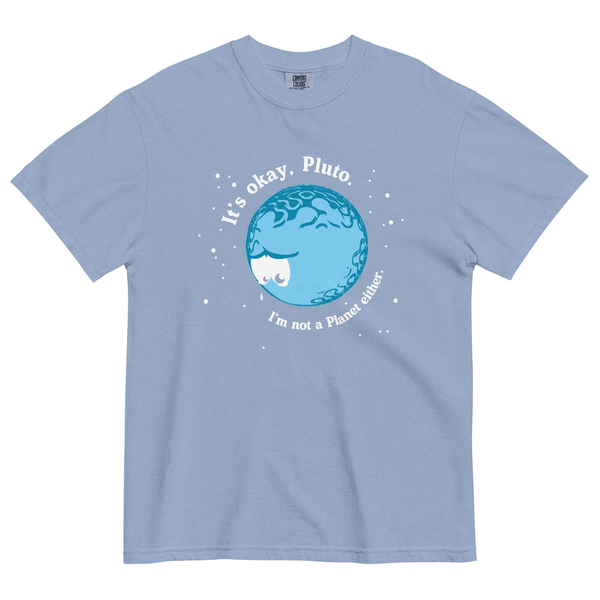 It's Okay Pluto Men's Relaxed Fit Tee