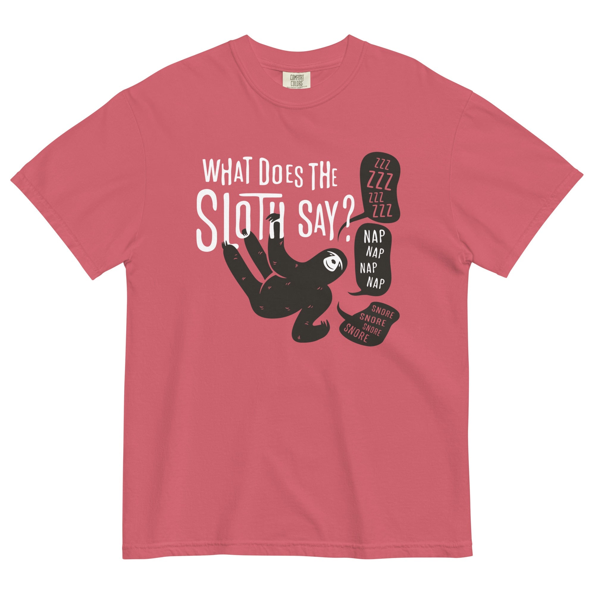 What Does The Sloth Say? Men's Relaxed Fit Tee