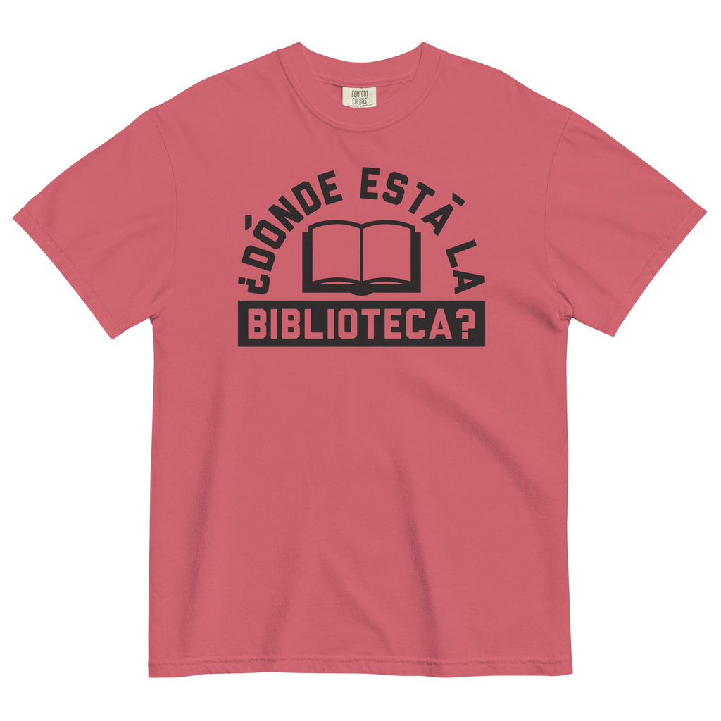 Donde Esta La Biblioteca? Men's Relaxed Fit Tee