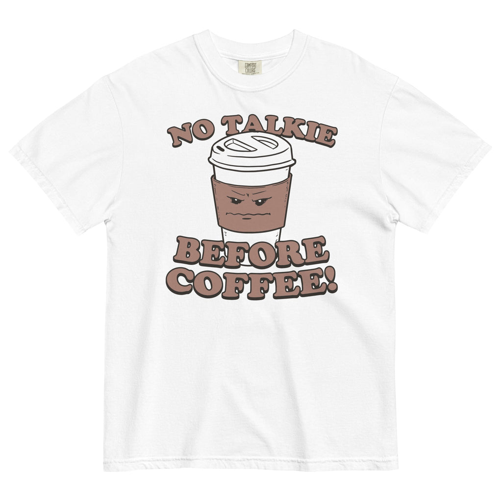 No Talkie Before Coffee! Men's Relaxed Fit Tee