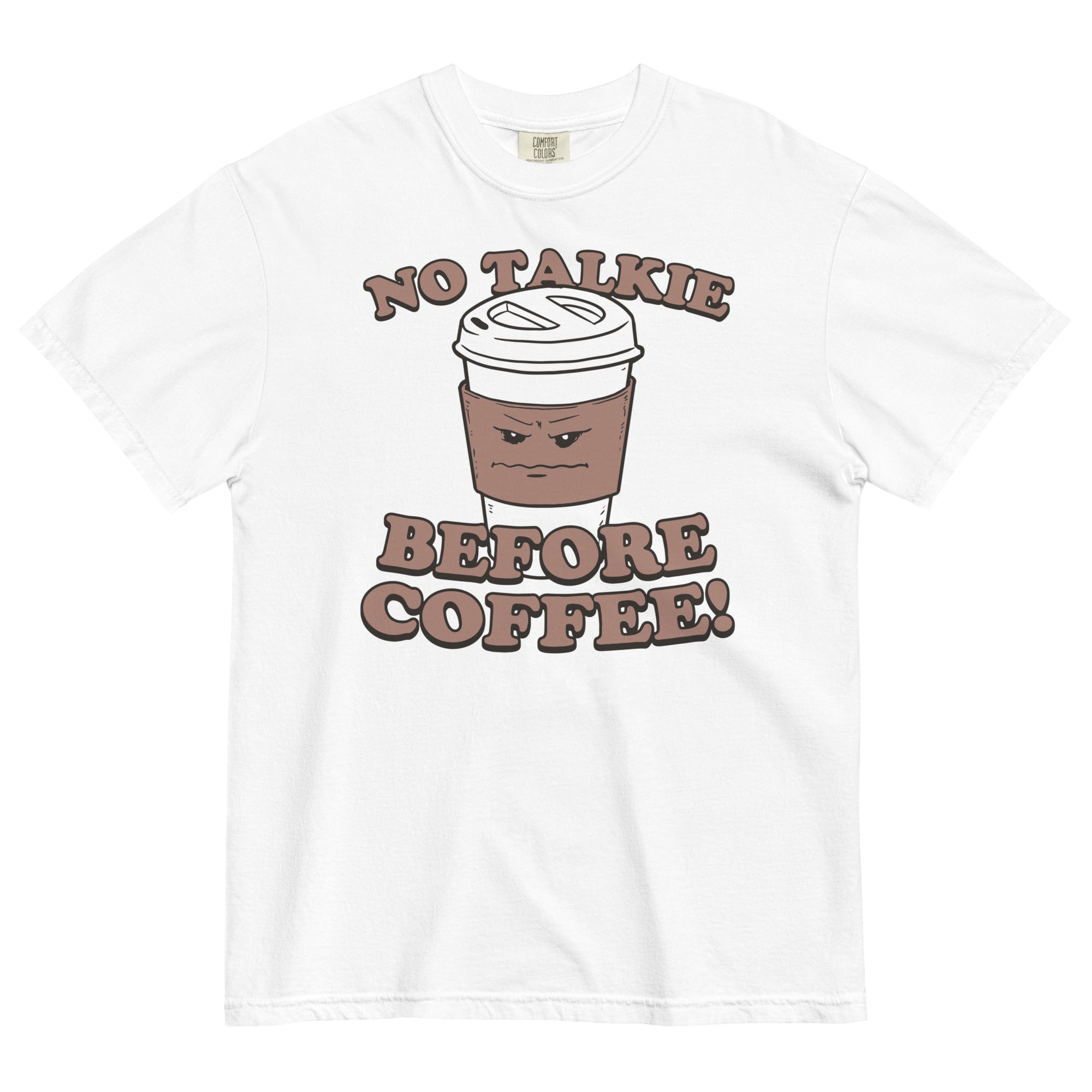 No Talkie Before Coffee! Men's Relaxed Fit Tee