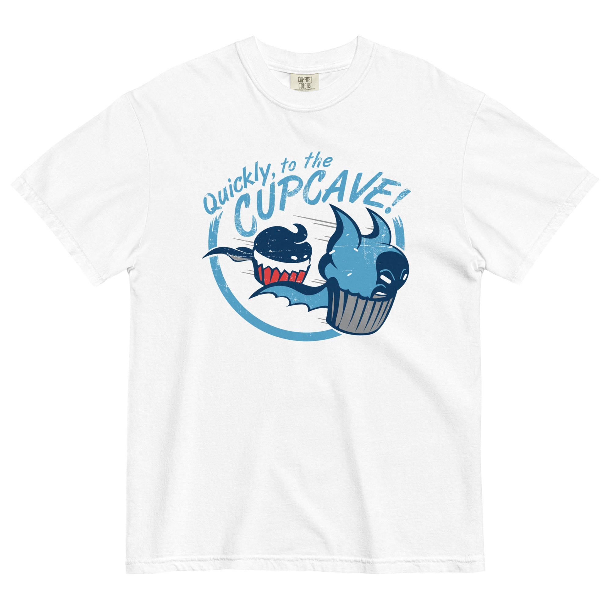 Quickly, To The Cupcave! Men's Relaxed Fit Tee