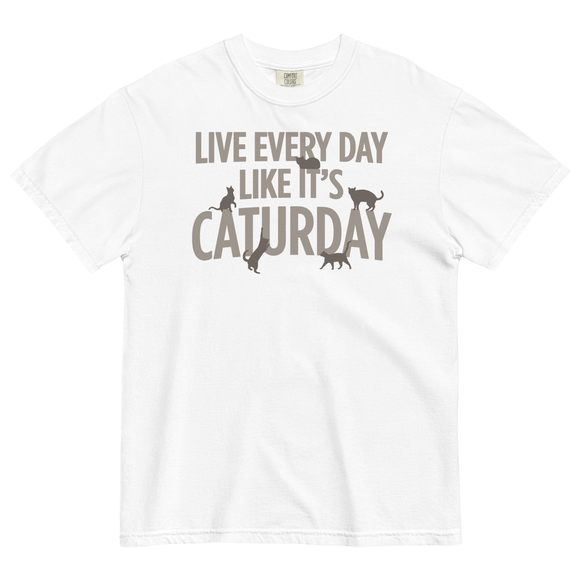 Live Every Day Like It's Caturday Men's Relaxed Fit Tee