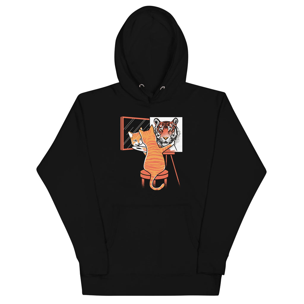 Cat Self Portrait Unisex Hoodie