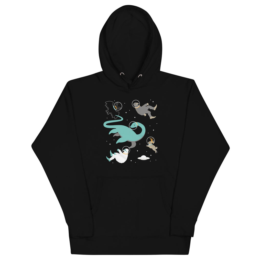 Cryptids In Space Unisex Hoodie
