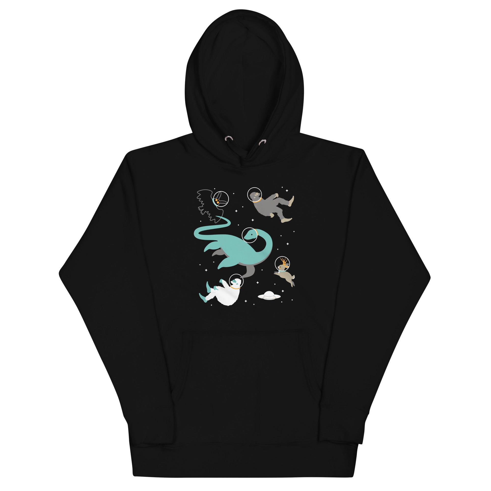 Cryptids In Space Unisex Hoodie