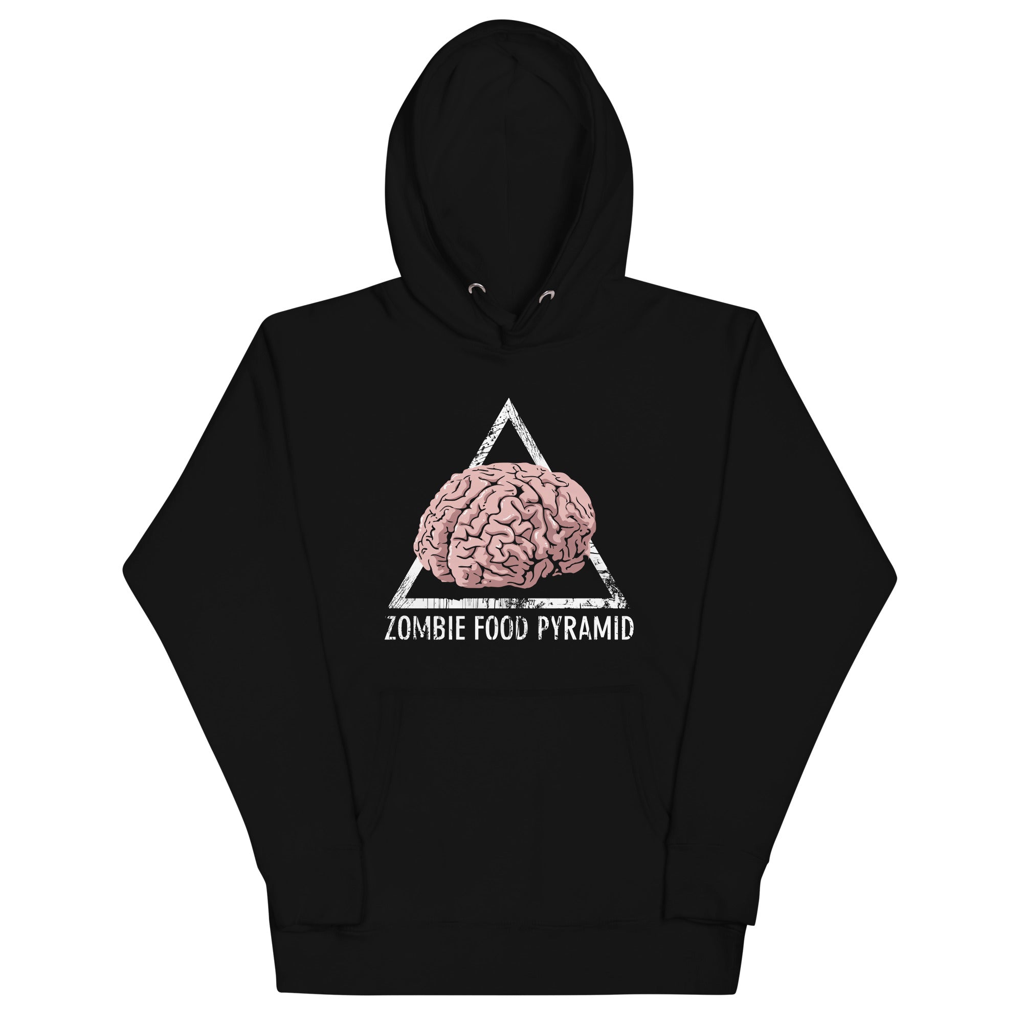 Zombie Food Pyramid Unisex Hoodie