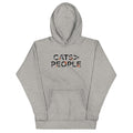 Cats>People Unisex Hoodie