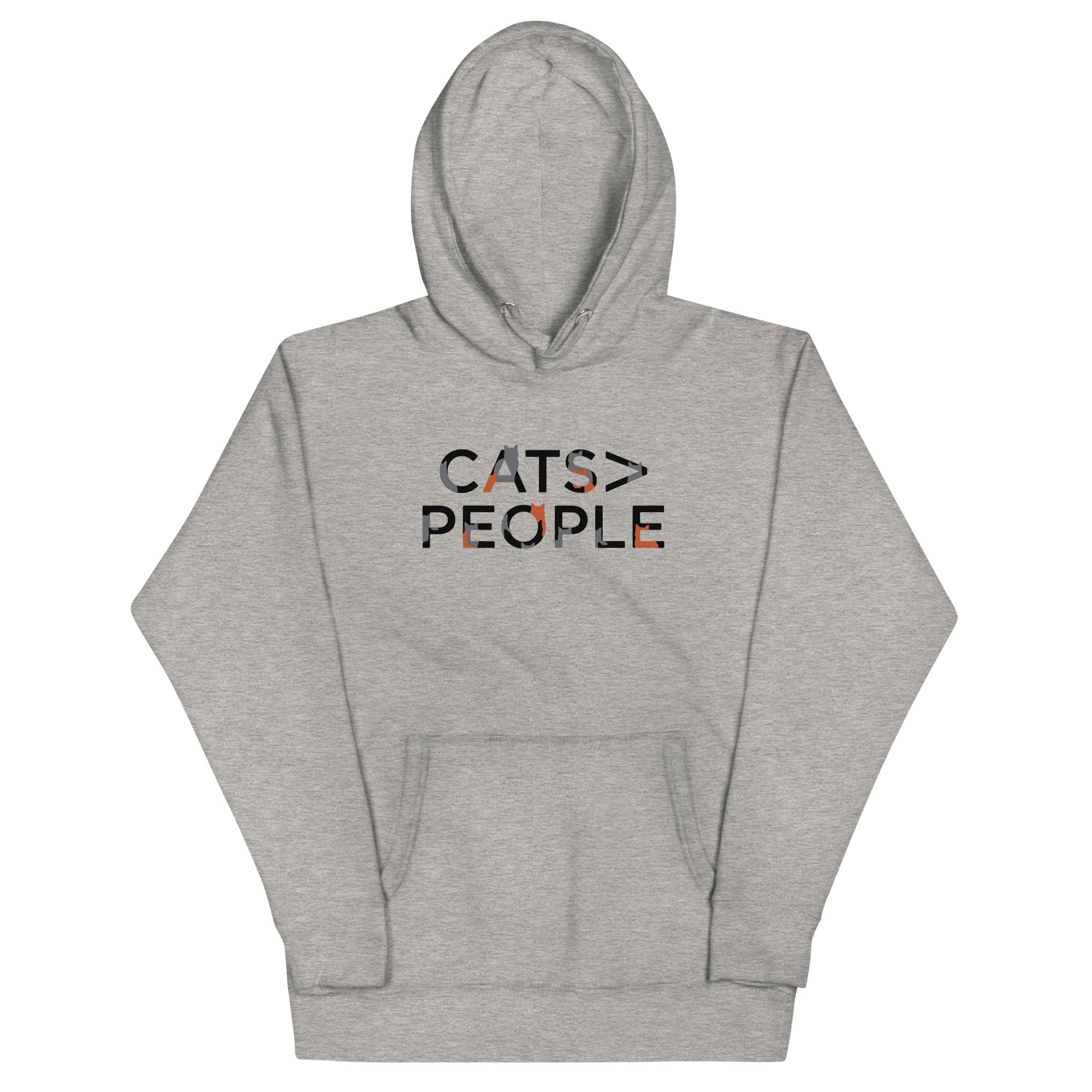 Cats>People Unisex Hoodie
