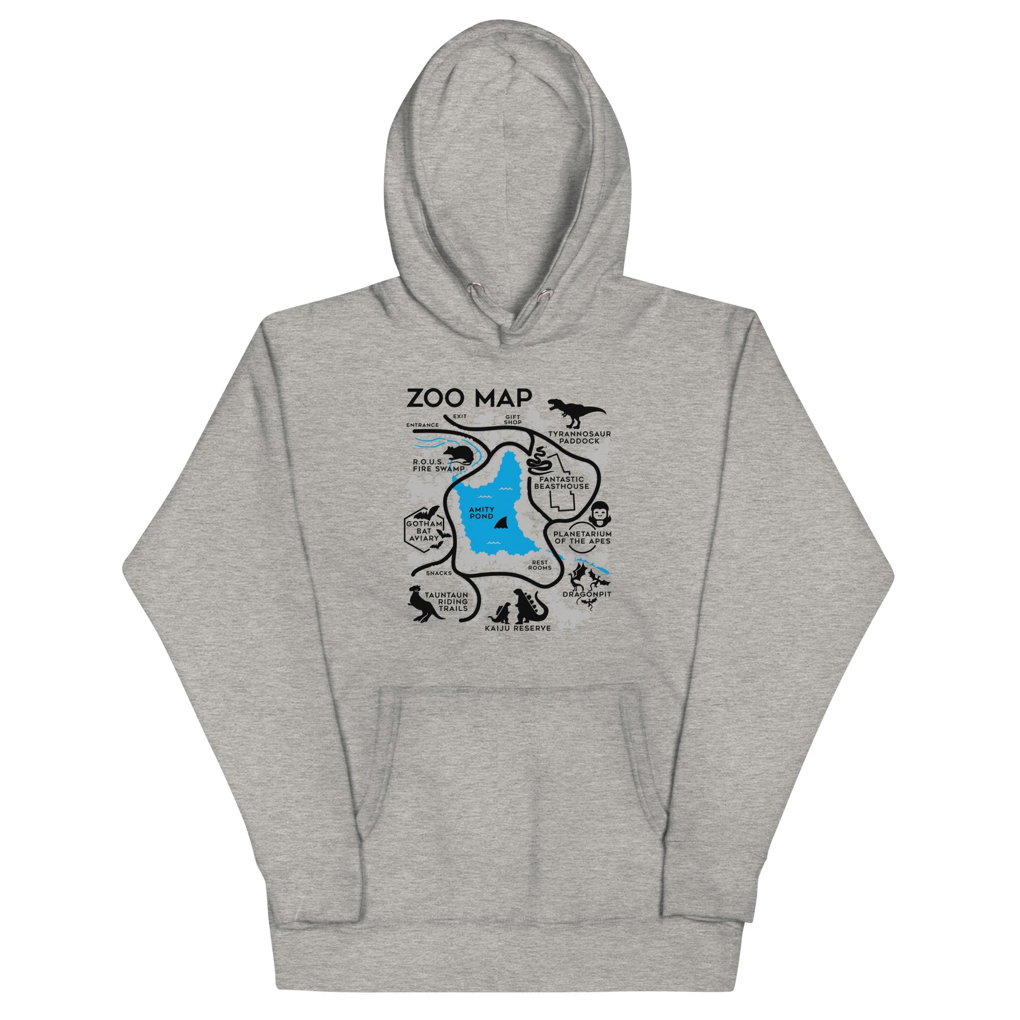 Zoo Map Unisex Hoodie