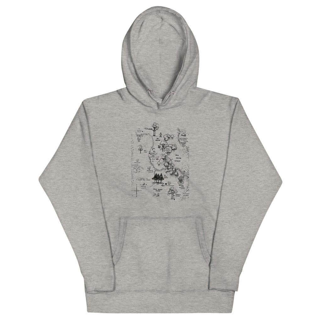 100 Acre Map Unisex Hoodie