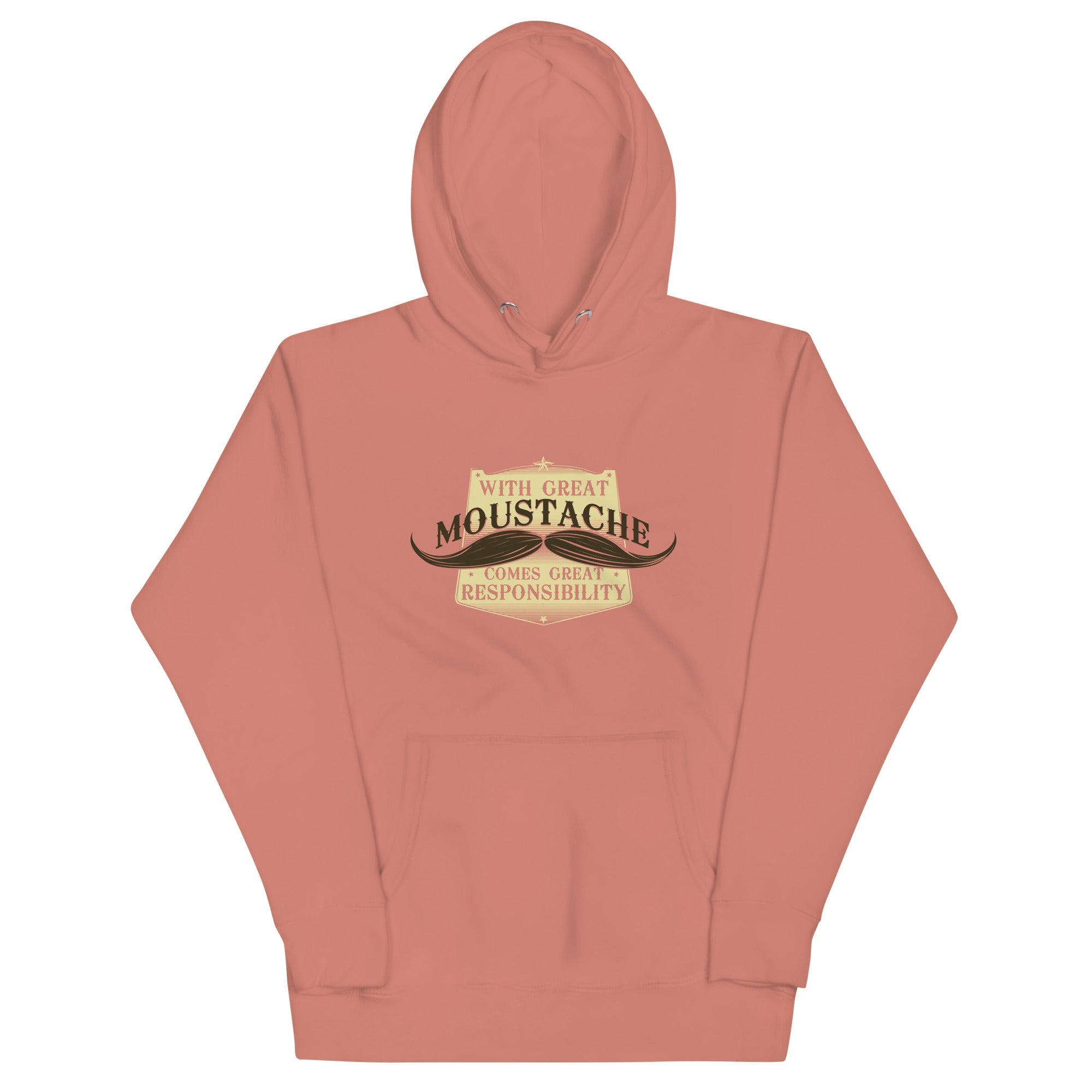With Great Moustache Unisex Hoodie