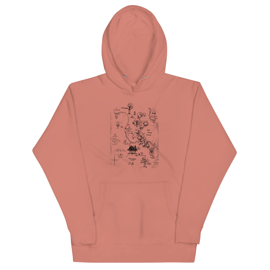 100 Acre Map Unisex Hoodie
