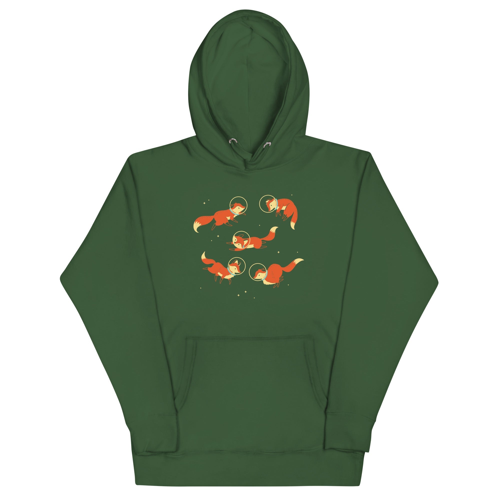 Foxes In Space Unisex Hoodie