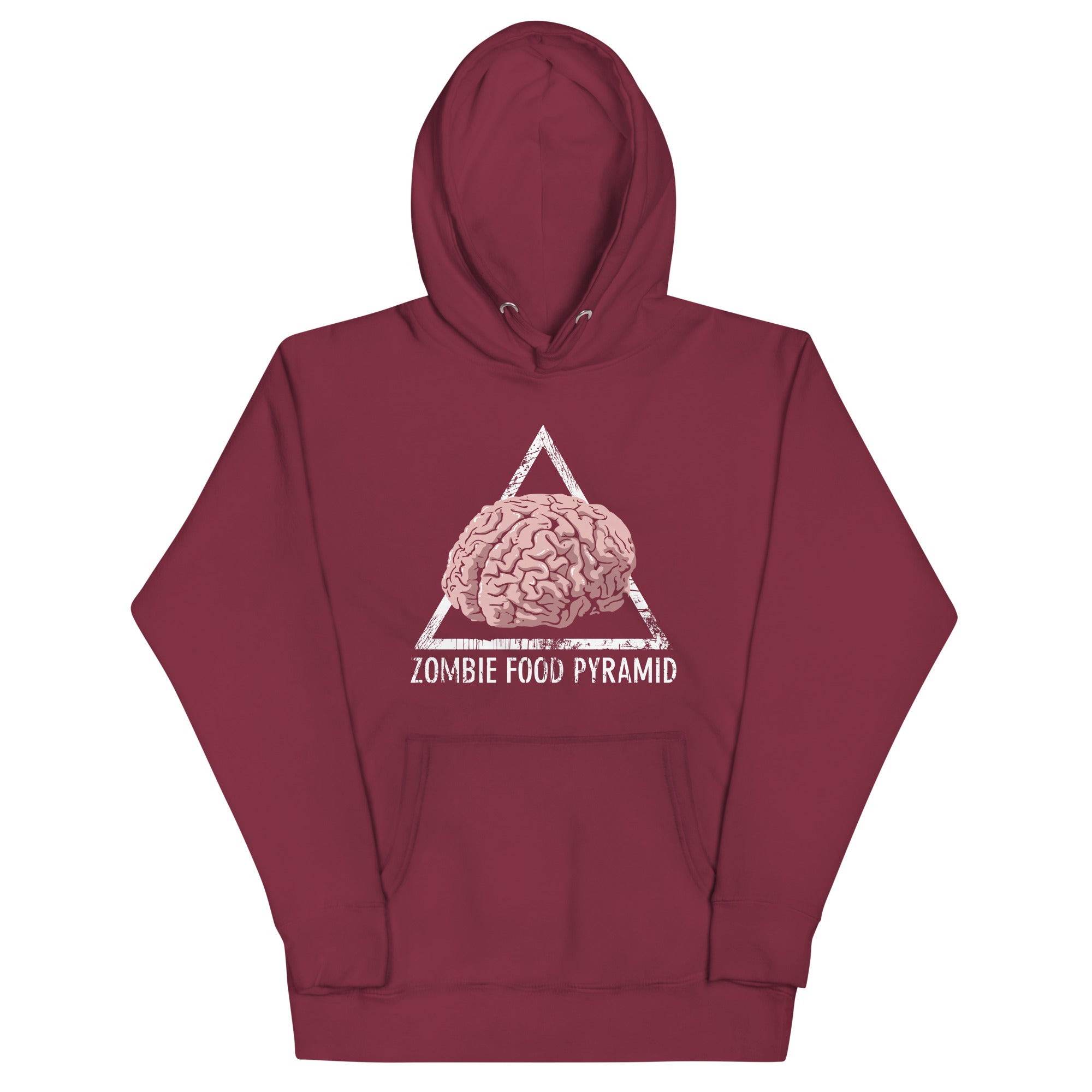 Zombie Food Pyramid Unisex Hoodie