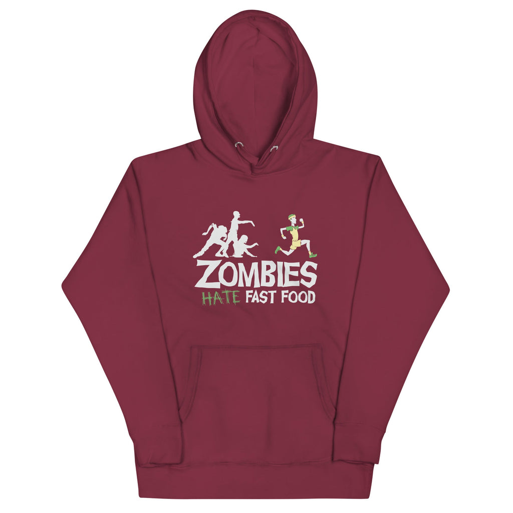 Zombies Hate Fast Food Unisex Hoodie