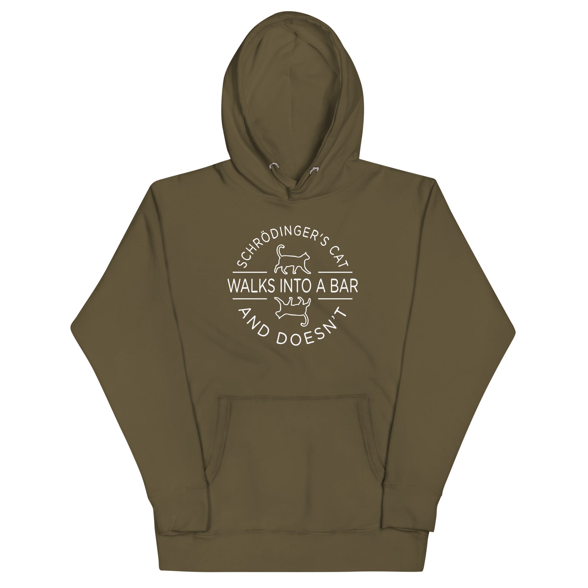 Schrodinger's Cat Walks Into A Bar Unisex Hoodie