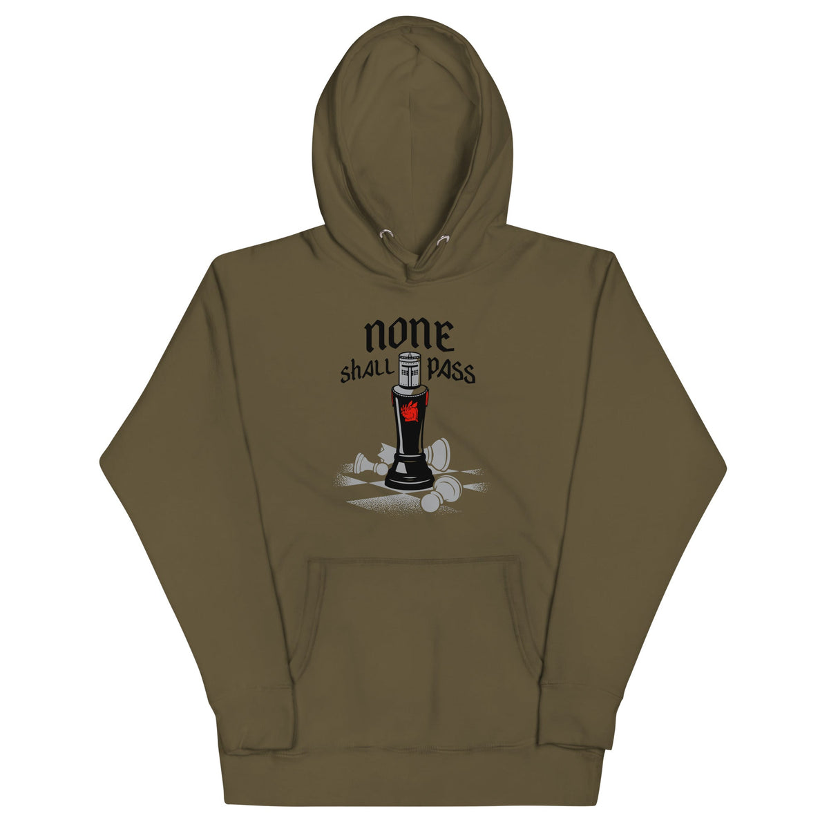 None Shall Pass Black Knight Unisex Hoodie