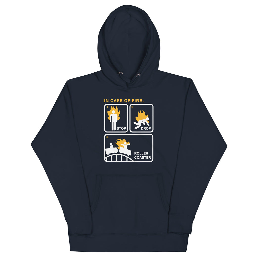 Stop Drop Roller Coaster Unisex Hoodie