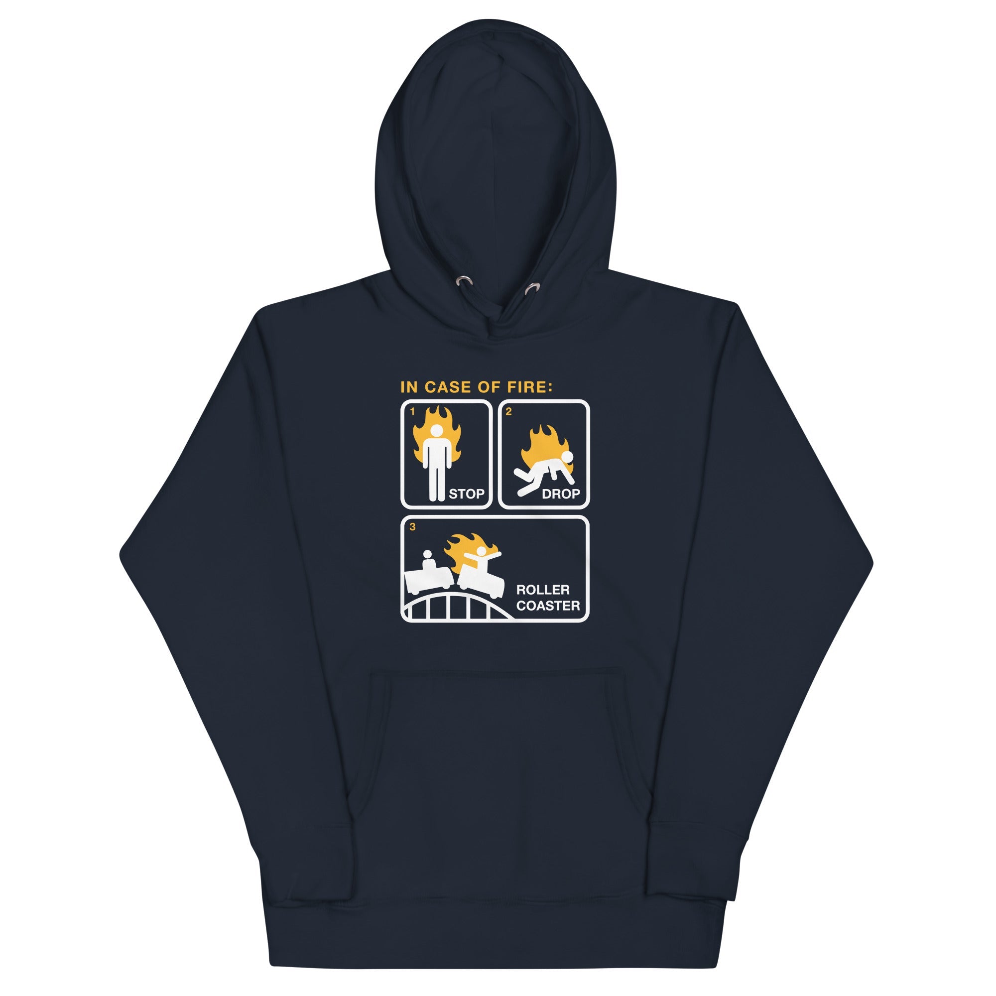 Stop Drop Roller Coaster Unisex Hoodie